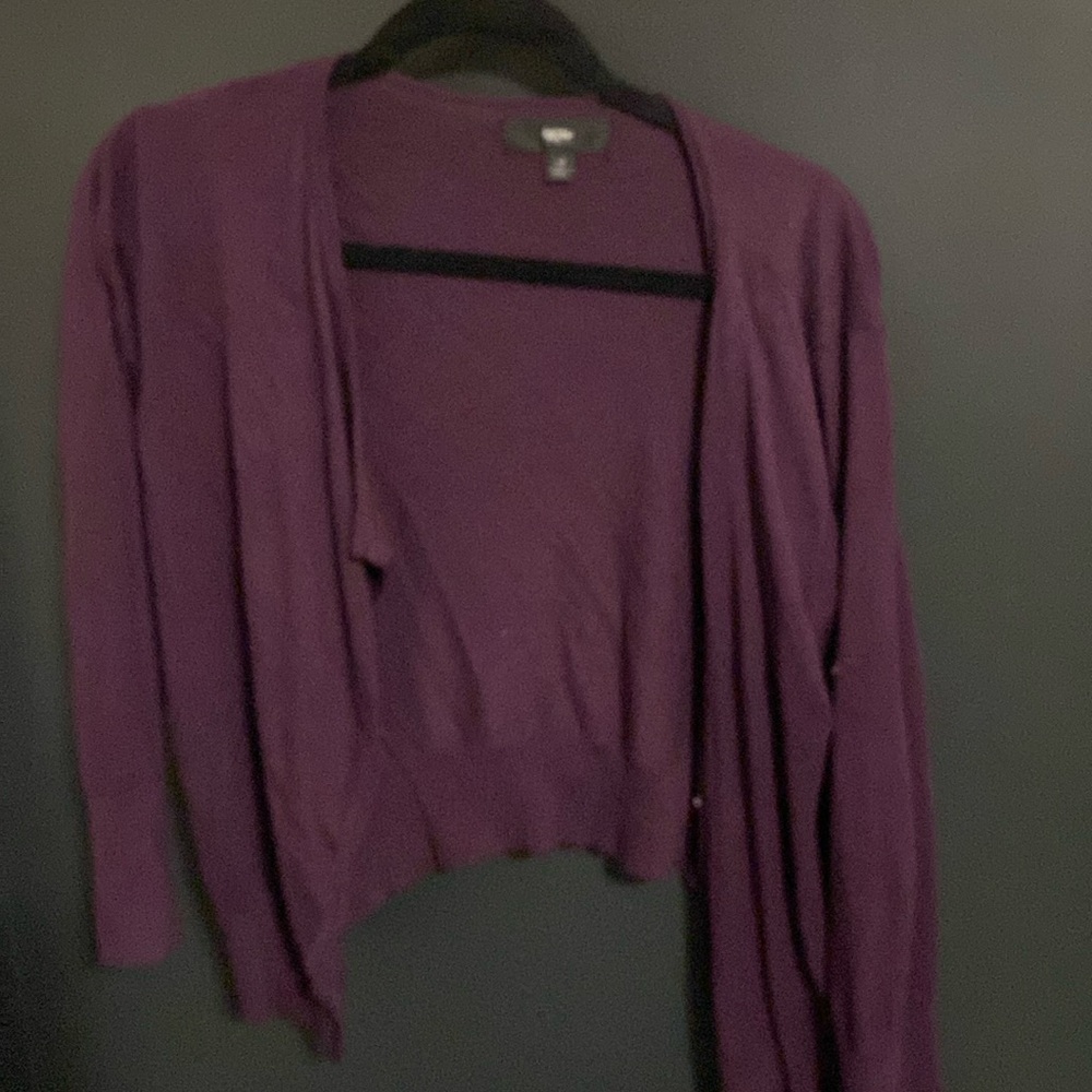 Open cardigan … petite L fits smaller